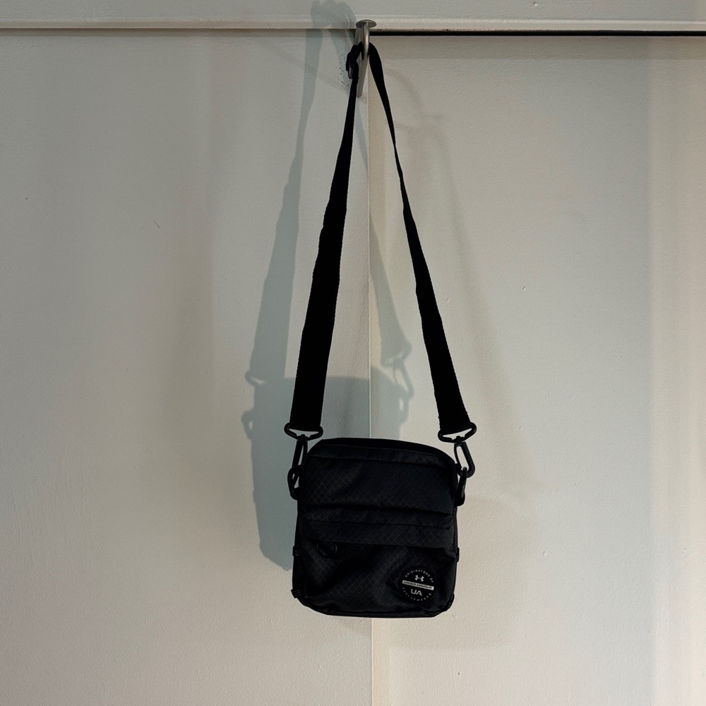 Under Armour Black Rip-Stop Messenger Bag
